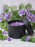 Bougie cire de soja Violette